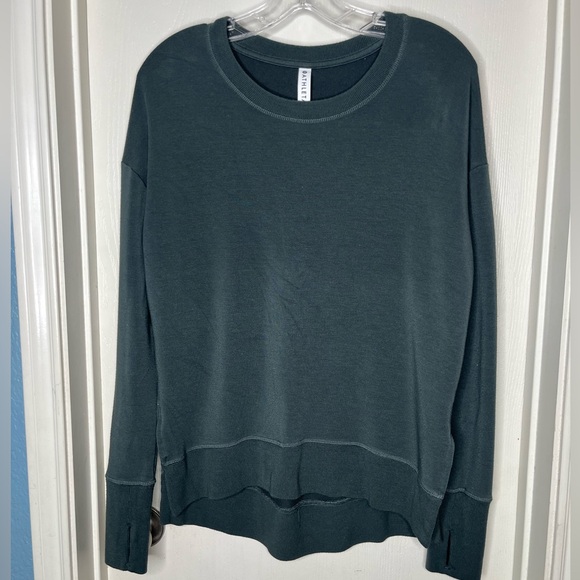Athleta Tops - Athleta Forest Green Crew Neck Sweatshirt Size XS